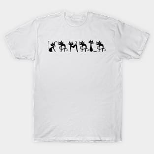 Kamala-Harris-Cat-Lettering-Positive T-Shirt